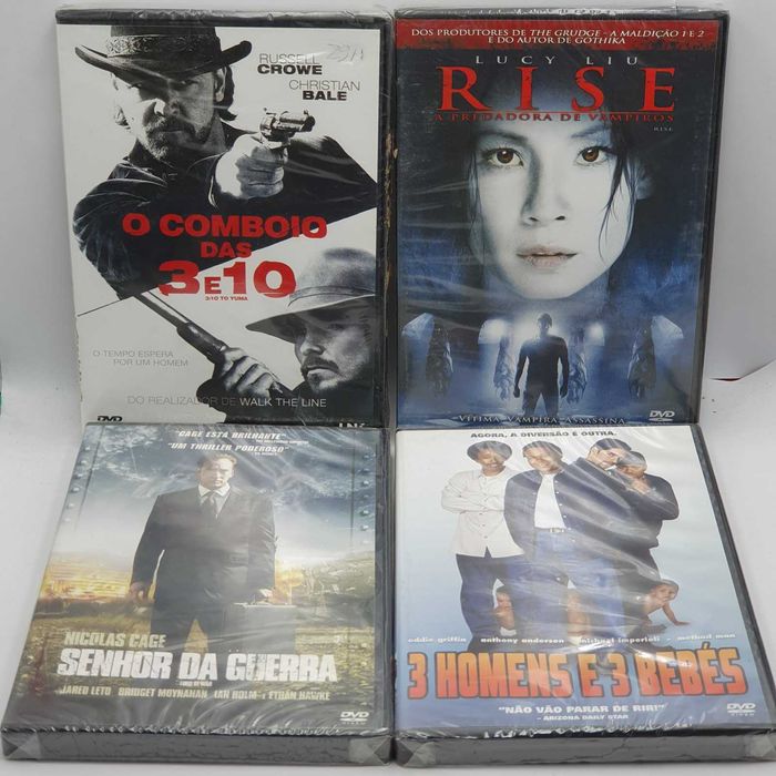 Lote 1/1 - Pack de 18 Filmes Novos e Selados em DVD - Ref.VI