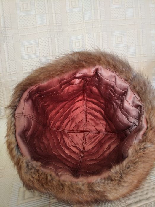 Czapka/toczek z norek