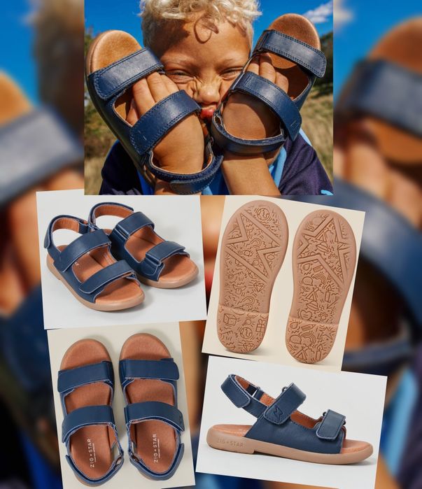 Босоножки Сандалии ZIG+STAR SOLAR Navy EUR 28 UK 10 Стелька 18,5 см.