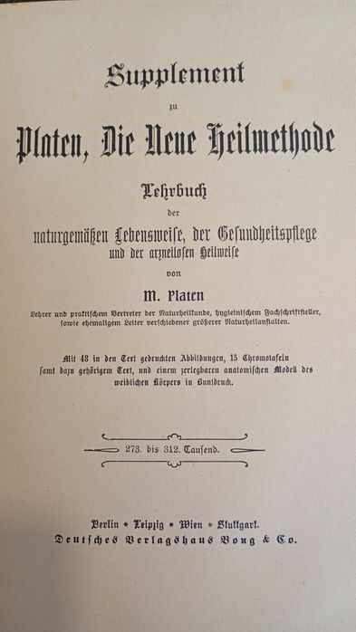 M.Platen Die Neue Heilmethode