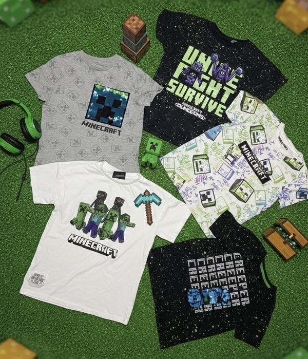 Майнкрафт футболки хлопчику 4/5/6/7/8/9/10/12років
