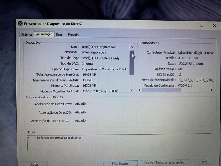 Notebook Dell Latitude I5 6 -Geração 12.5” HD