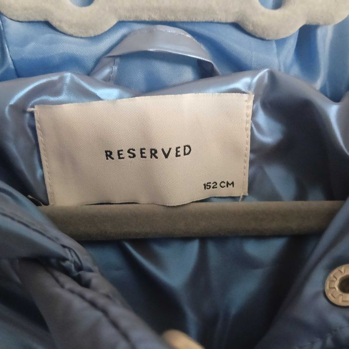 Kurtka płaszcz zimowy z kapturem Reserved r. 152