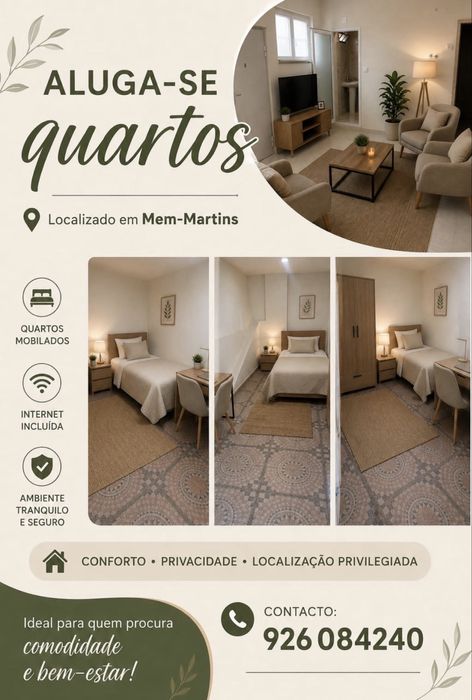 Aluga-se Quartos