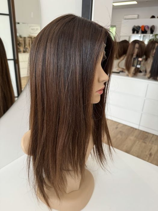 Peruka 55 cm M  Ombre  włosy naturalne