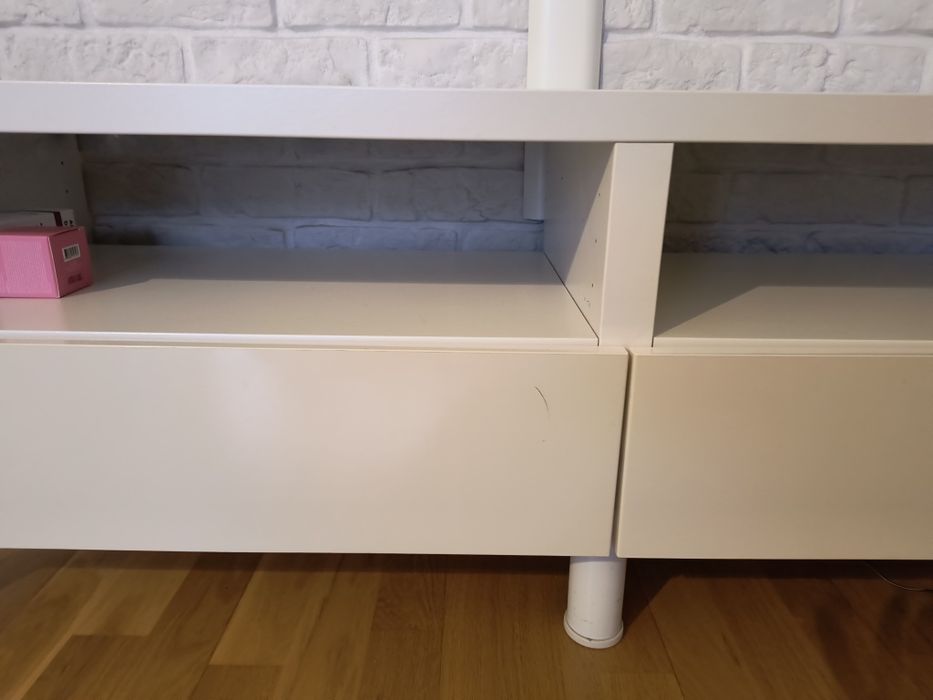 Półka,szafka pod TV biała
