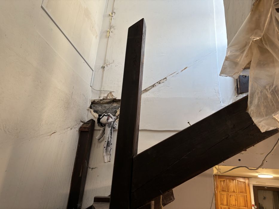 Schody po demontażu