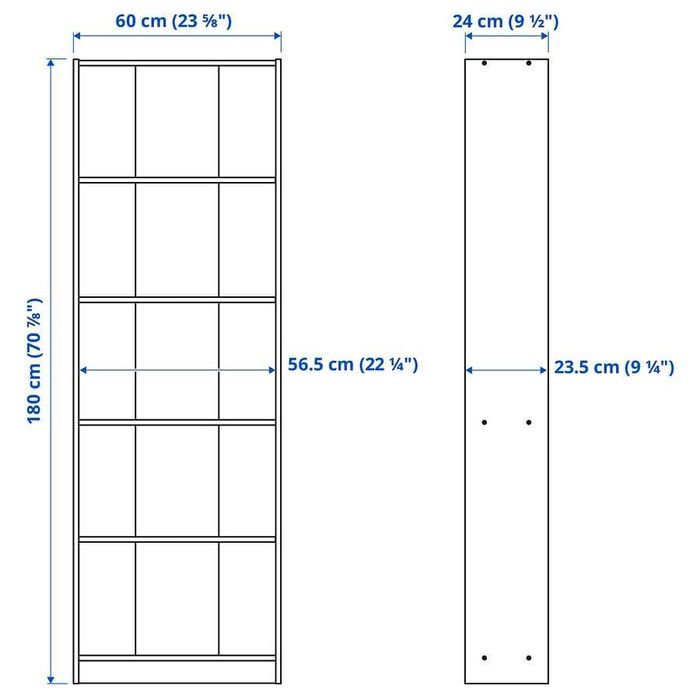 Estantes brancas GERSBY Ikea