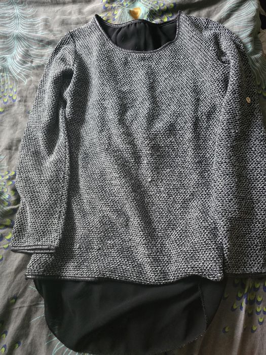 Bluzka damska szara