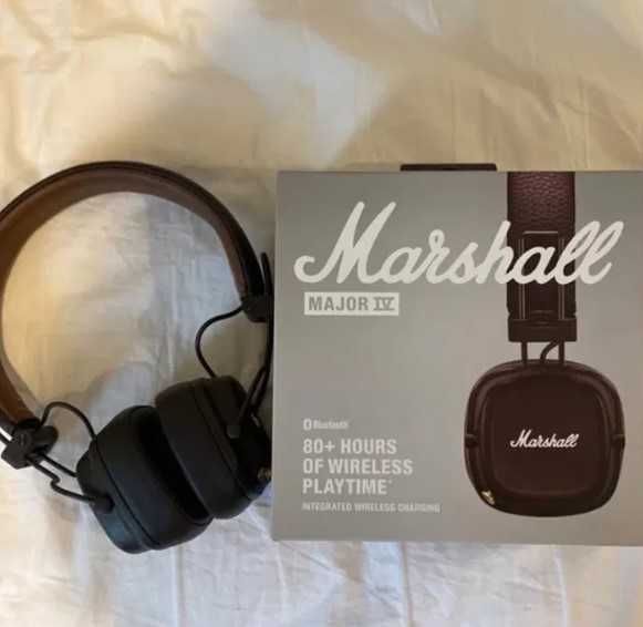 Наушники беспроводные Marshall Major IV 80 часов автономно оригинал BT