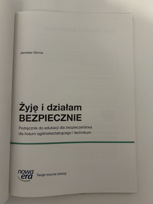 Żyję i działam bezpiecznie Nowa Era EDB