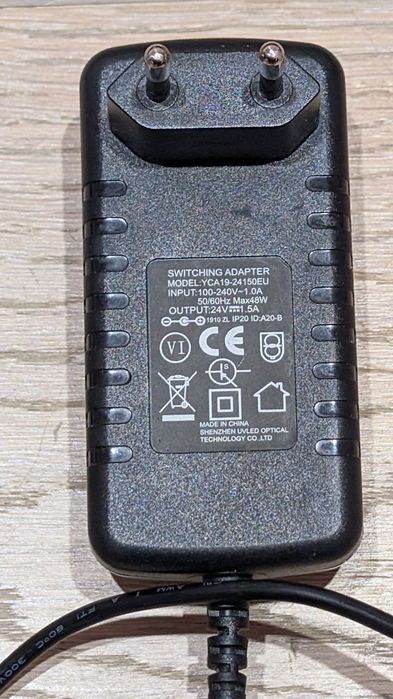 Блок живлення 110-240В на  24В 1.5А