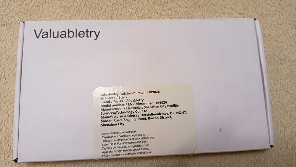 16 шт для Philips Sonicare Насадки для зубної щітки, Valuabletry