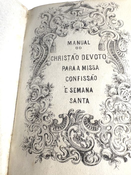 Manual do Cristão Devoto para Missa e Confissão de 1873