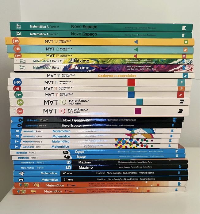 Coleção de livros de matemática
