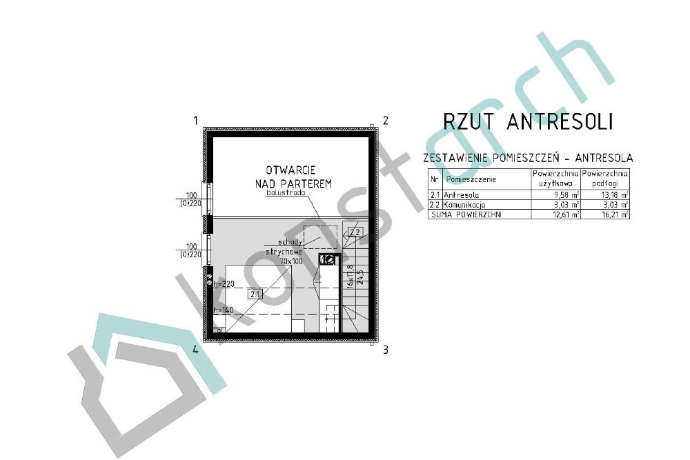 Projekt domu na zgłoszenie do 35 m2 (budynek letniskowy)