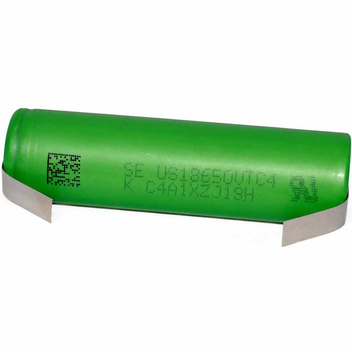 Аккумулятор 18650 Sony / Murata VTC4 2100 mAh с лепестками под пайку Li-Ion INR, 3.7В, 30А