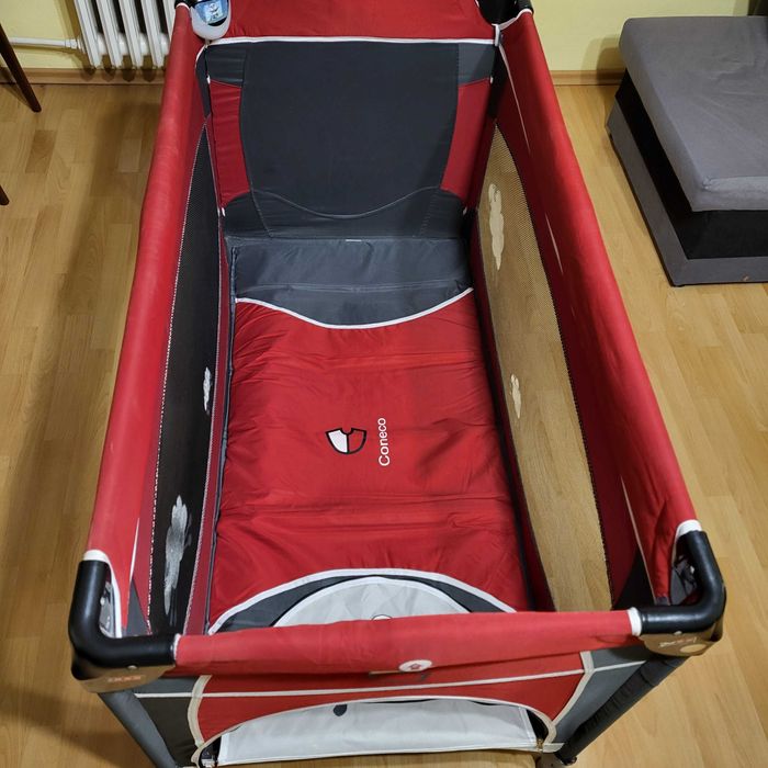 Łóżeczko turystyczne Coneco dwupoziomowe