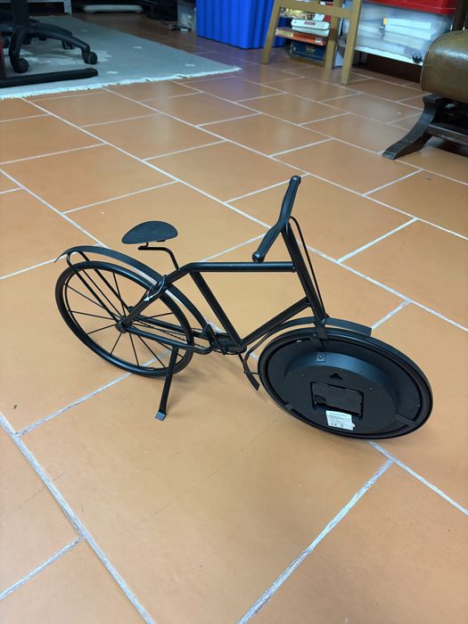 Relogio em forma de bicicleta