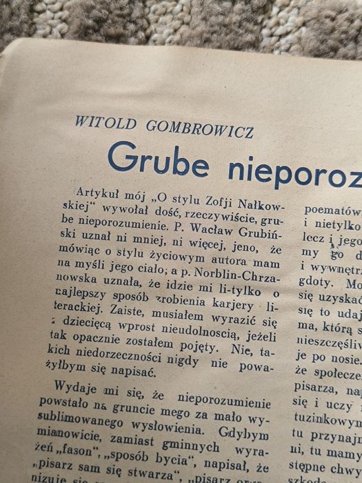 Przedwojenne czasopismo Świat dwa egzemplarze