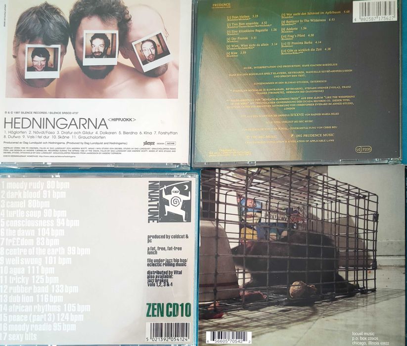 4 cd's originais, Love and Rockets...