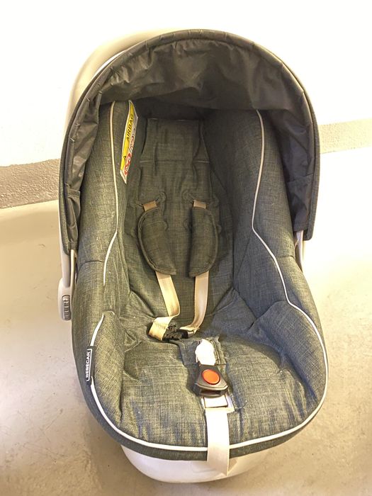 Carrinho - trio bebecar com ovo, cadeira e alcofa