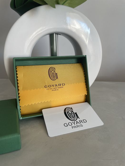 Porta cartoes Goyard verde