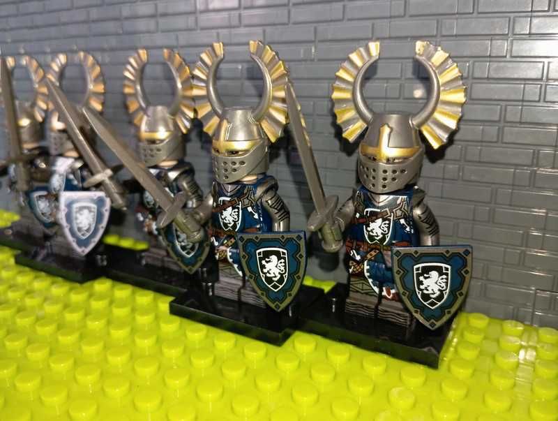Zestaw 5szt Figurki Rycerz Paladyn Knights kompatybilne z LEGO Castle