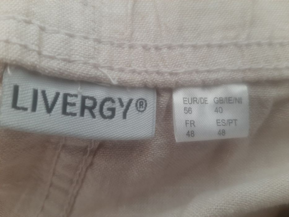 Spodenki lniane Livergy XXL / 40