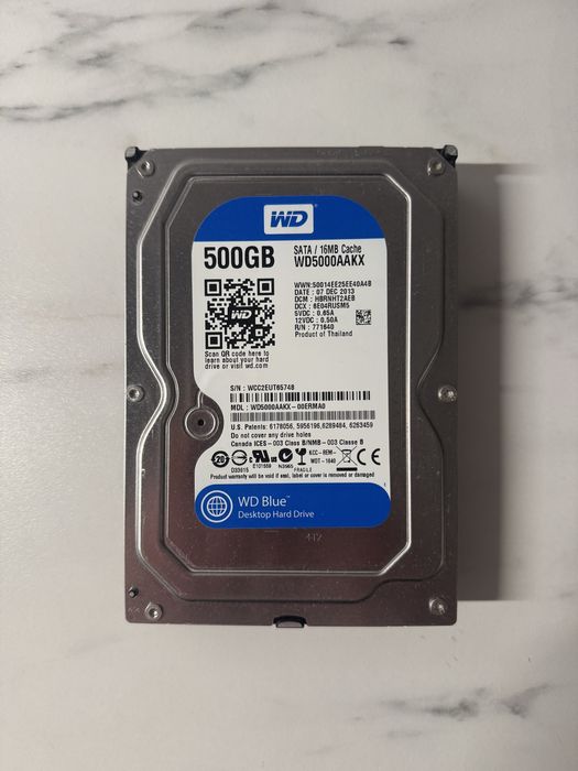 Dysk twardy WD Blue 500GB SATA