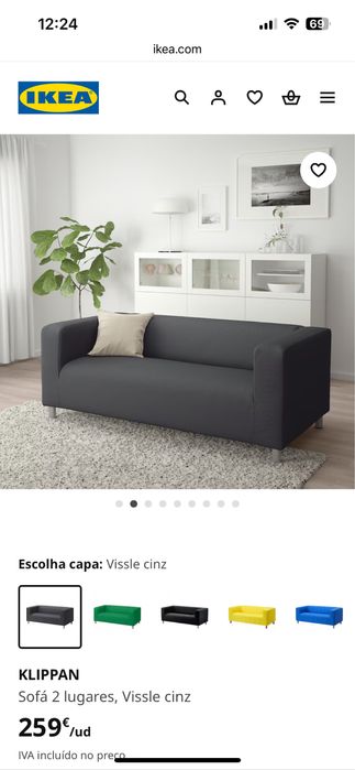 Sofa 2 lugares ikea usado