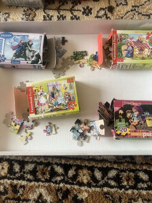 Пазли дитячі 3-5 років 100 гр за все