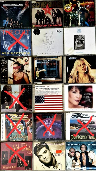 Продам фирменные CD синглы.Rock, Metal, Pop, Классика