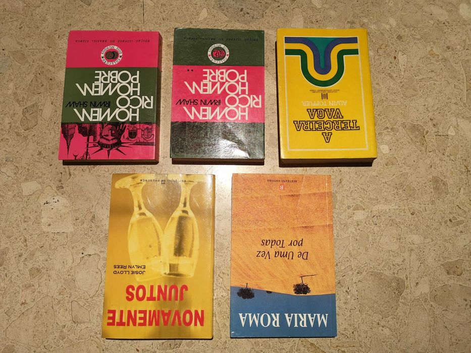 Livros "Homem Rico Homem Pobre" 1 e 2 e Outros livros