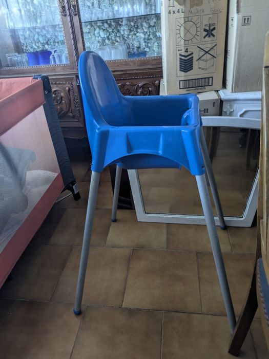 cadeira papa / refeição, Ikea, azul