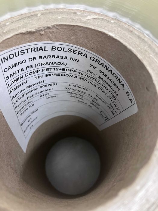 Termoselagem film PET 20cm x 500m, Peso: 6kg