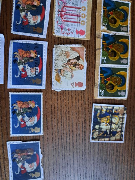 Марки гашені Великобританія Різдвяні