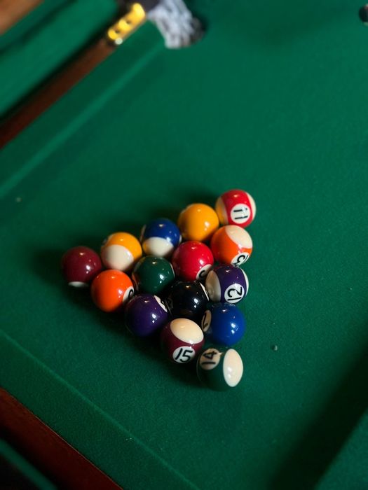 Snooker muito antigo coleção