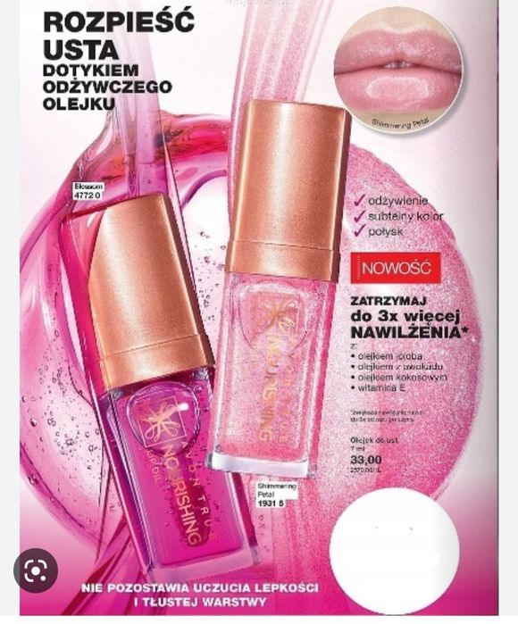 Avon olejek do ust bloosom shimmering