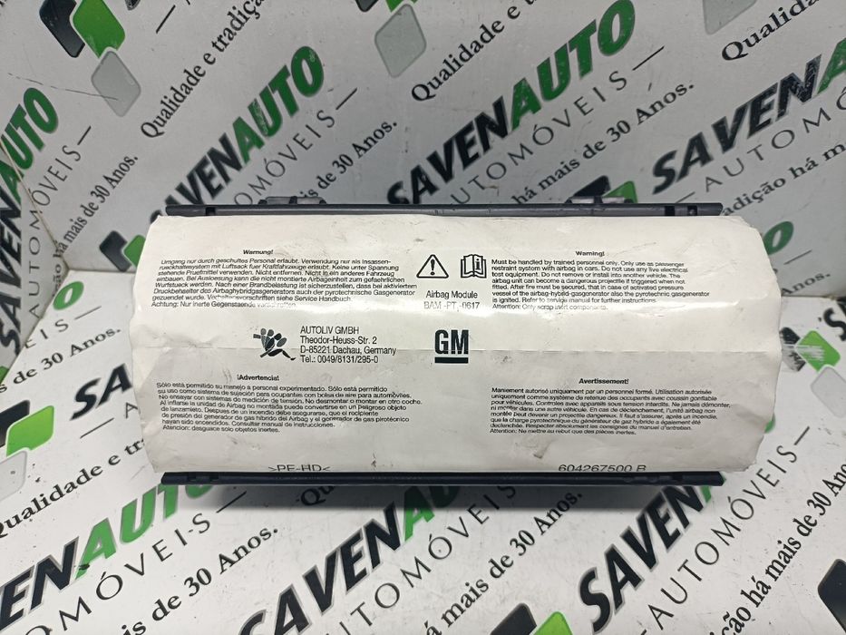 Airbag passageiro OPEL Meriva A