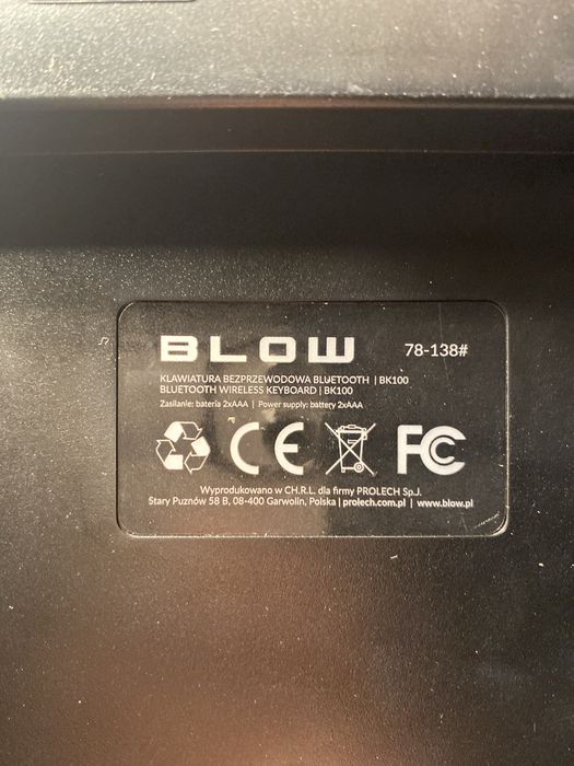 Klawiatura Bluetooth Android, Windows, Mac OS, iOS