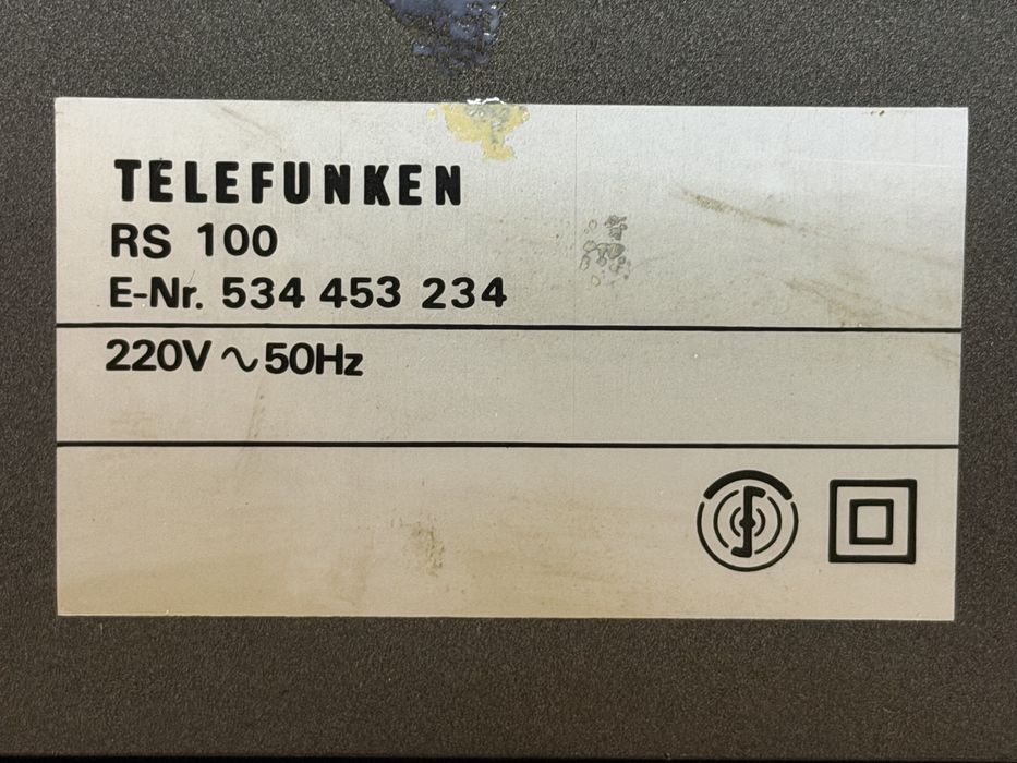 ‼️Gramofon Telefunken RS100 Półautomat, Audio Room