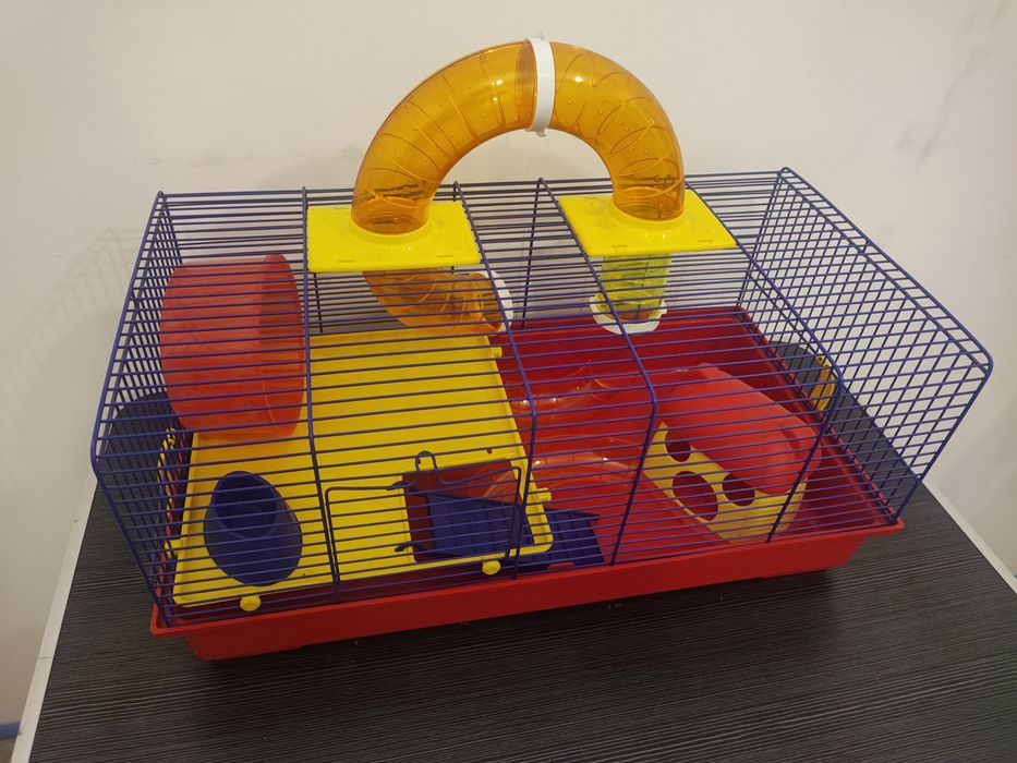 Nowa, nie używana klatka dla chomika z wyposażeniem