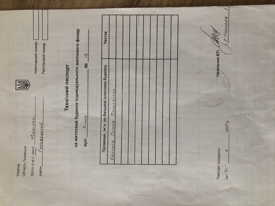 Продаж будинку і земельних ділянок