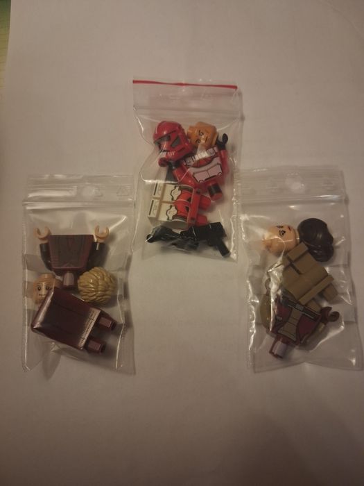 Lego Star Wars sw1303 Padme sw1304 Palpatine sw1306 Commander Fox minifigurki 75354 Coruscant Guard Gunship