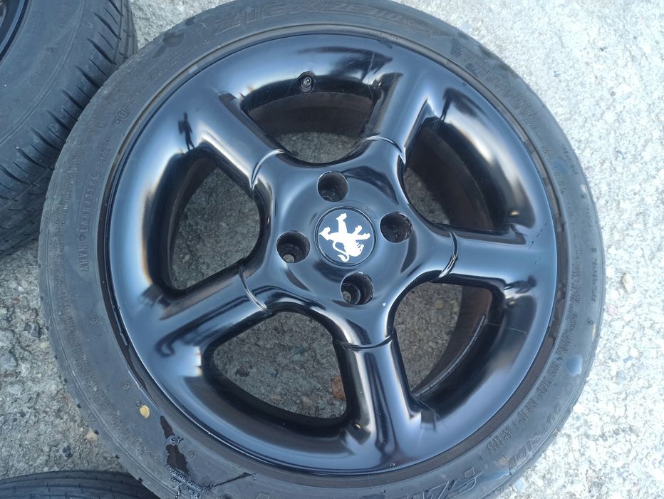 felgi aluminiowe peugeot 207 16 4x108 et15 z oponami