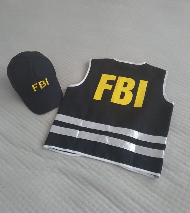 FBI Strój przebranie chłopiec r. 140 8-9 lat