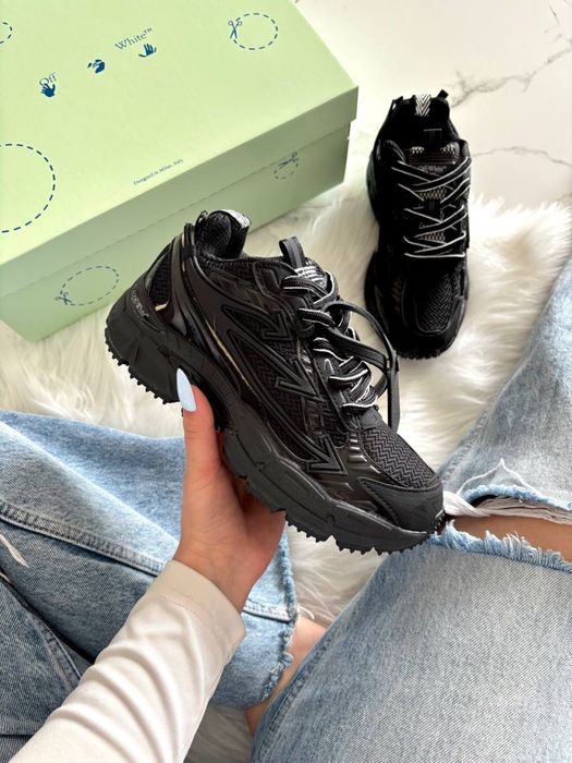 Кросівки Off-White Be right Back Black чорні офвайт бірайт бек офіс НОВІ 37-45 БЕЗ ПЕРЕДПЛАТ ЗІПТАЙ