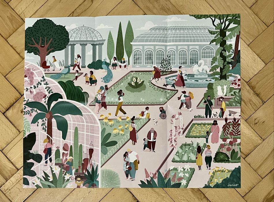 Puzzle Ogród Botaniczny 200 el., Janod