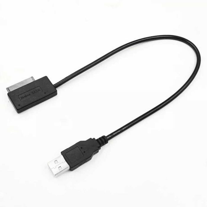 адаптер конвертер USB to Mini Sata для підключення CD/DVD ROM